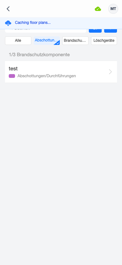 Aktiver Kategoriefilter