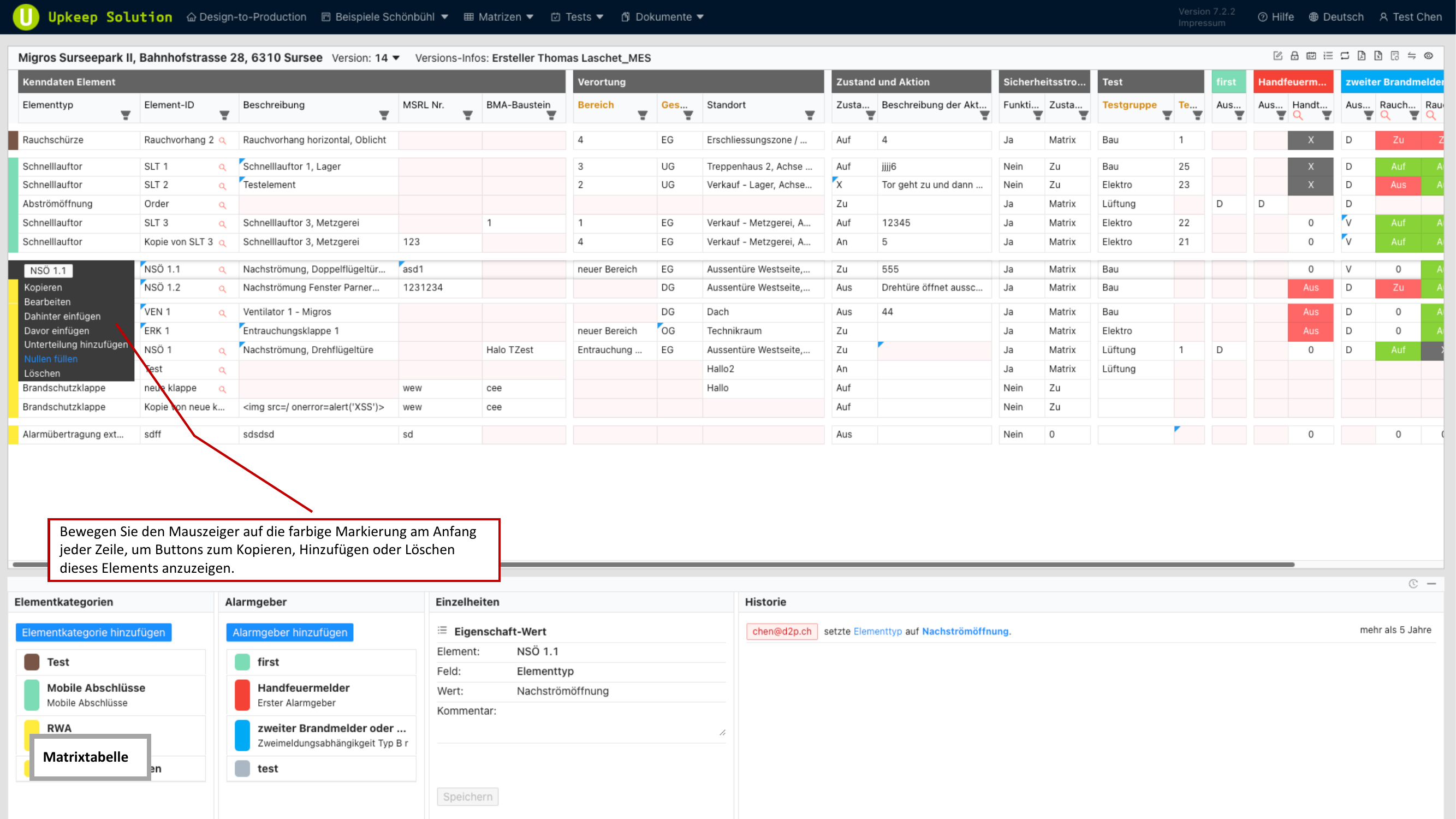 Context Menu and Properties