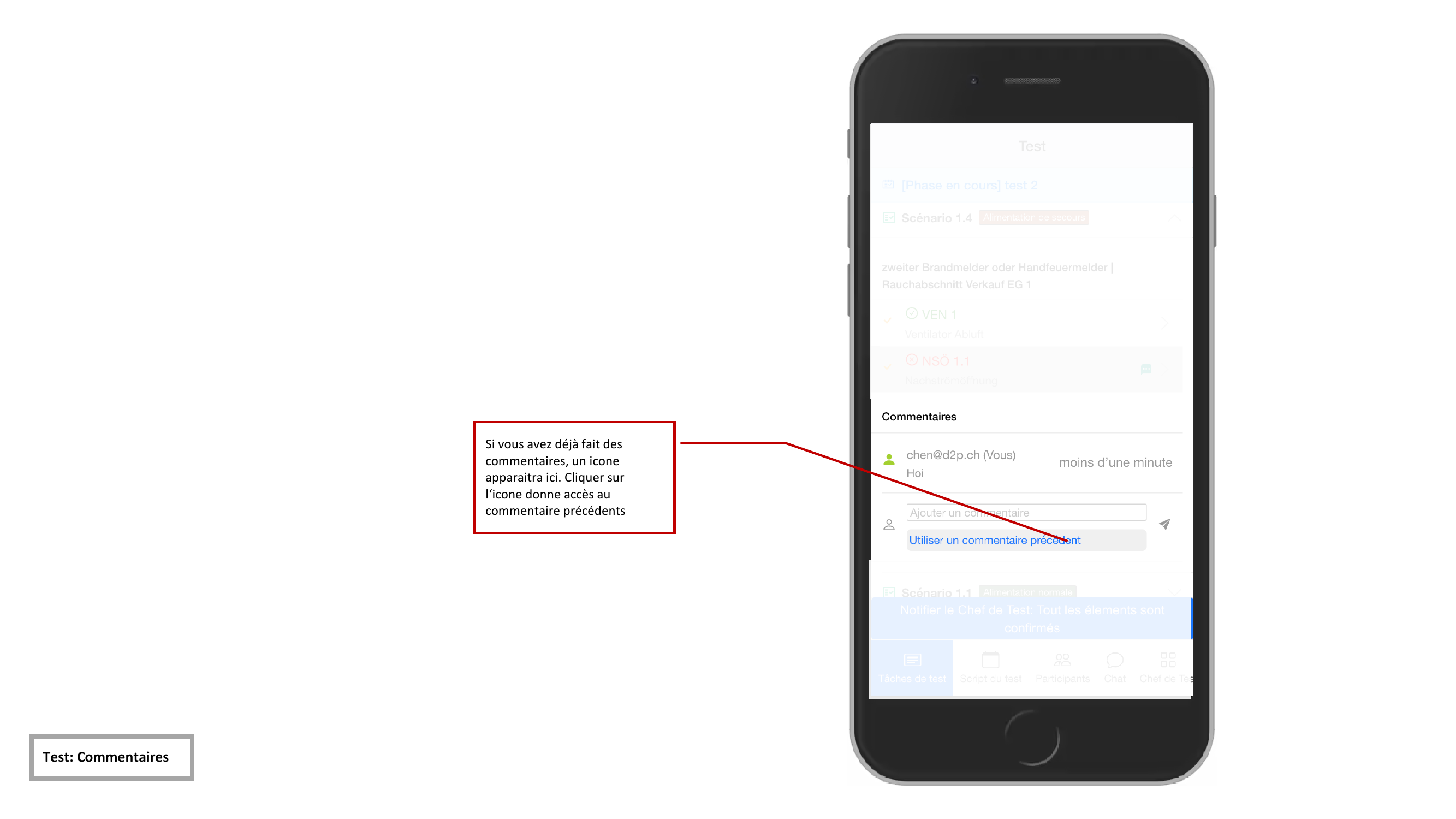 Reutiliser un commentaire