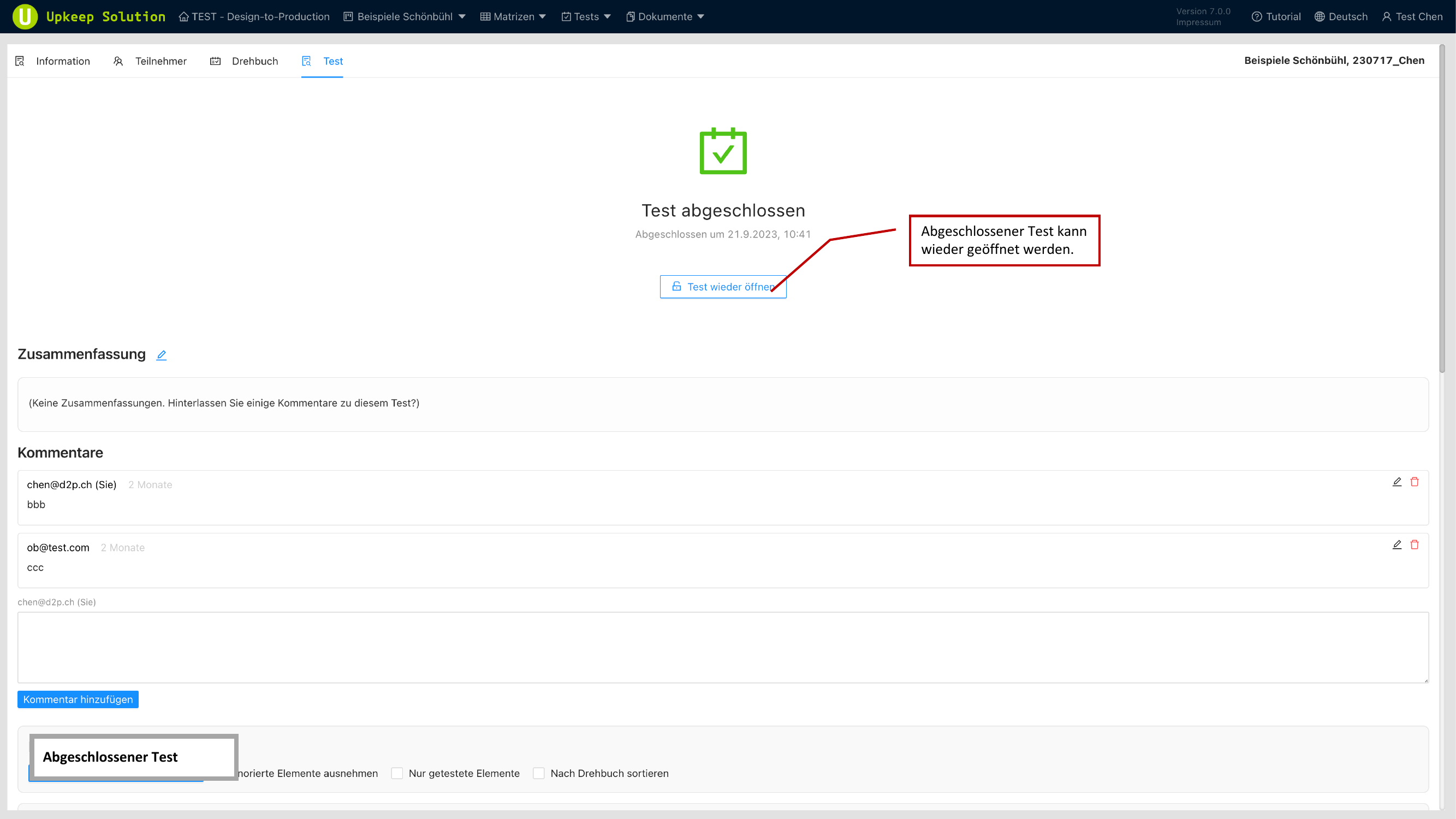 Riaprire la verifica