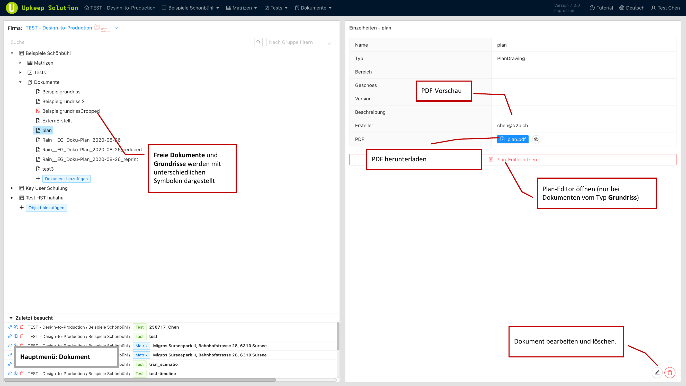 Gestione dei documenti